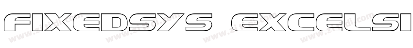 Fixedsys Excelsior 3字体转换